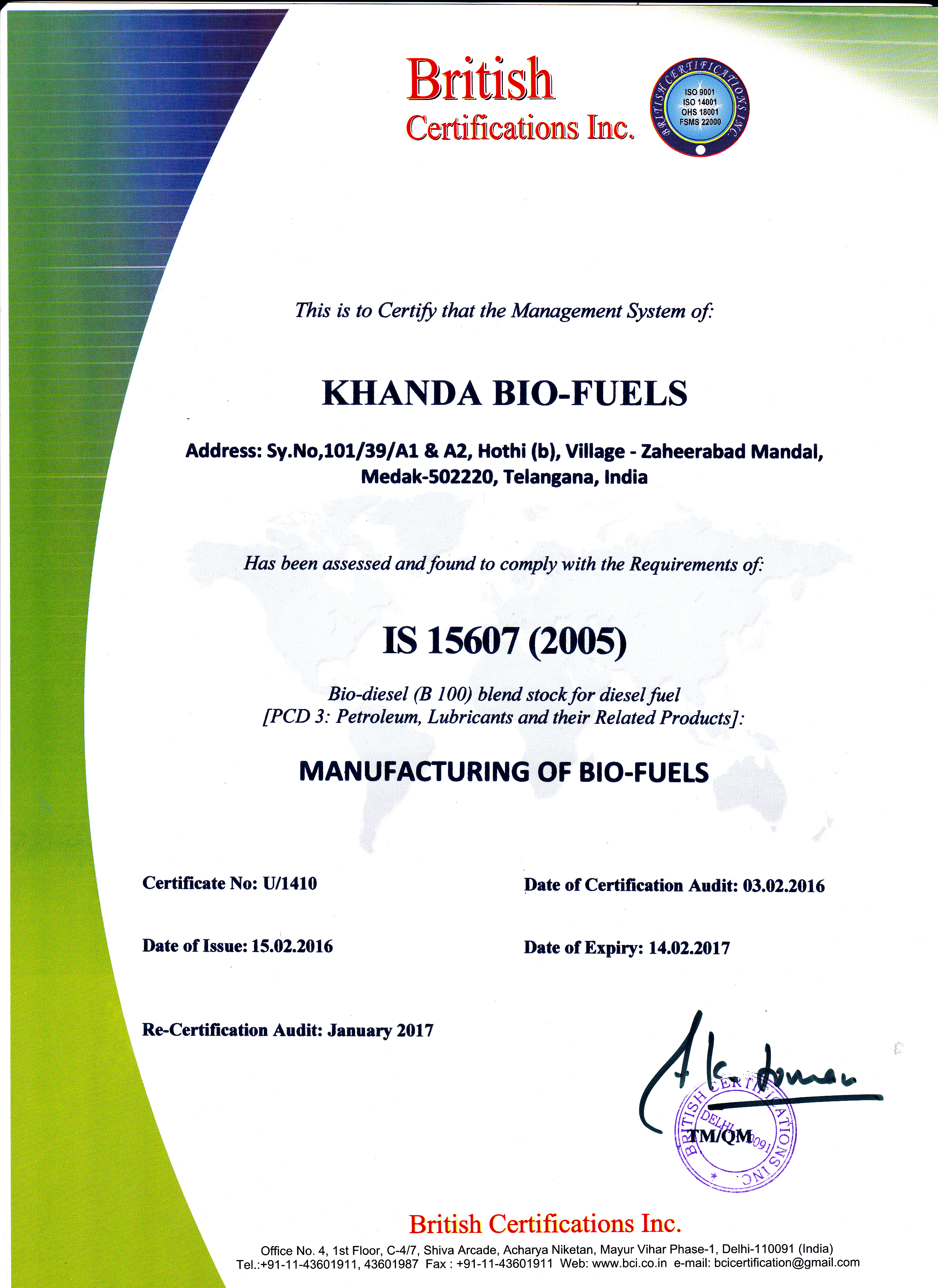 khandabiofuels
